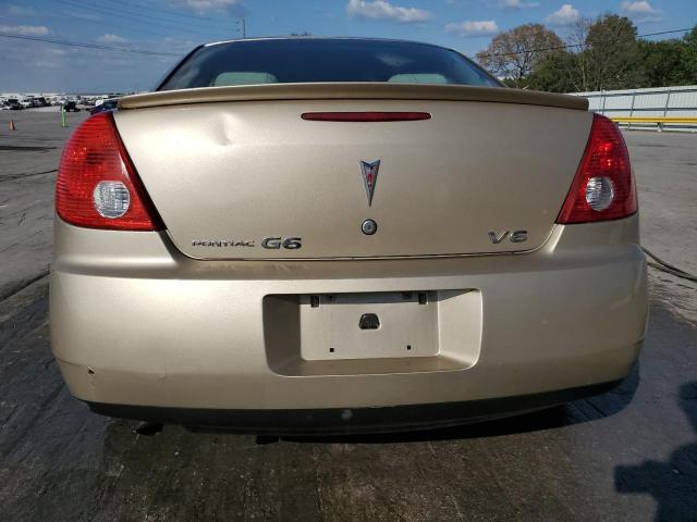 1G2ZG558764138784 - 2006 PONTIAC G6 SE1 TAN photo 6