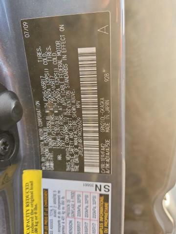 JTEZU14R19K026629 - 2009 TOYOTA 4RUNNER SR5 გრაფიტი ფოტო 13