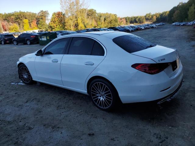 W1KAF4HB3PR138899 - 2023 MERCEDES-BENZ C 300 4MATIC WHITE photo 2