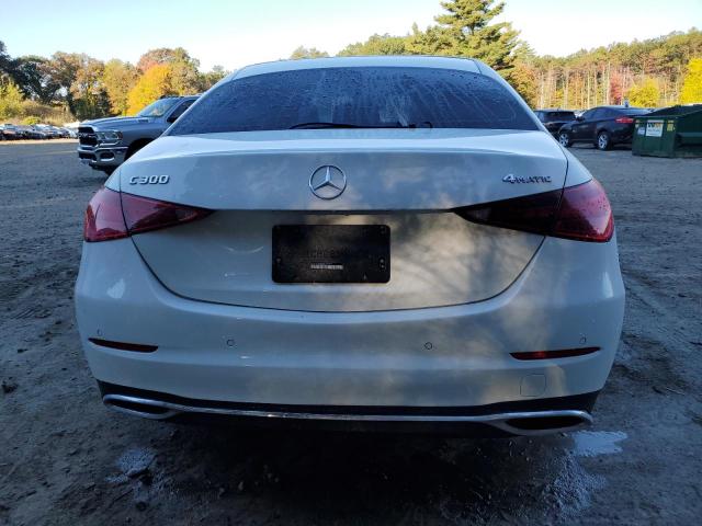 W1KAF4HB3PR138899 - 2023 MERCEDES-BENZ C 300 4MATIC WHITE photo 6