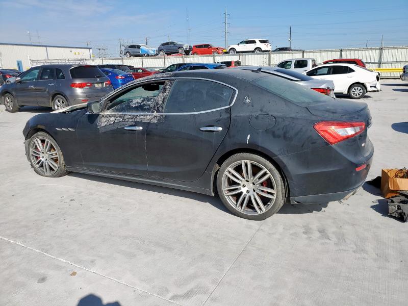 ZAM57RTAXF1144342 - 2015 MASERATI GHIBLI S Noir photo 2