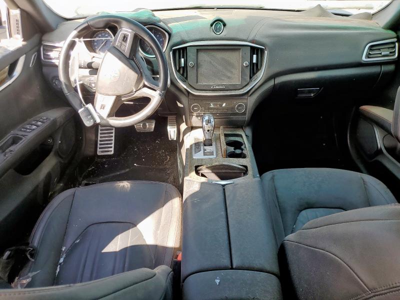 ZAM57RTAXF1144342 - 2015 MASERATI GHIBLI S Noir photo 8