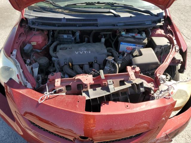 JTDBT923181215162 - 2008 TOYOTA YARIS წითელი ფოტო 11