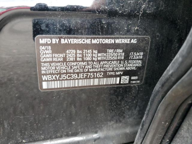 WBXYJ5C39JEF75162 - 2018 BMW X2 XDRIVE28I BLACK photo 13