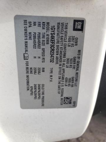 1GYS4KEF3CR234732 - 2012 CADILLAC ESCALADE ESV PLATINUM Кремовый фото 13