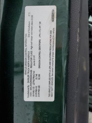 3AKJHHDR8MSMC0459 - 2021 FREIGHTLINER CASCADIA 1 Կանաչ լուսանկար 10