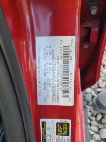 JM1BL1L36D1731110 - 2013 MAZDA SPEED 3 Qırmızı foto 12