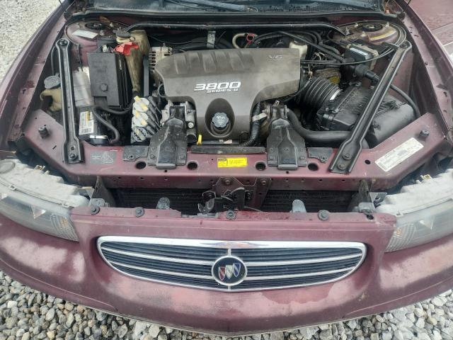 2G4WB52K4X1633546 - 1999 BUICK REGAL LS ბურგუნდია ფოტო 11