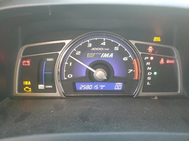 JHMFA36207S028427 - 2007 HONDA CIVIC HYBRID Gümüş foto 9