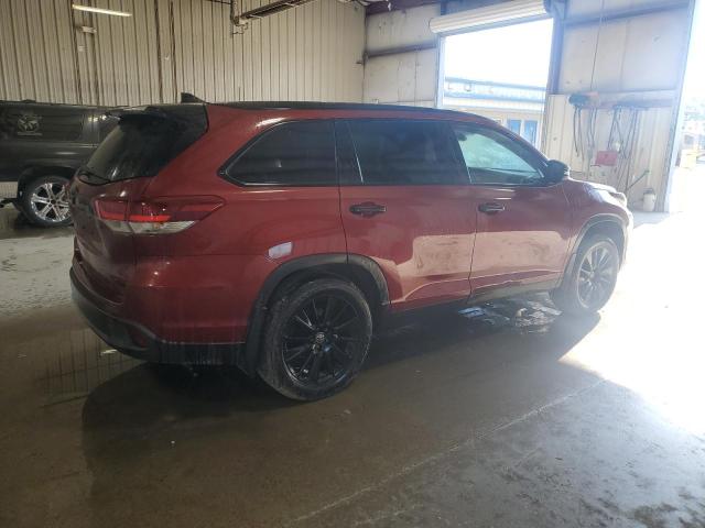 5TDJZRFH4KS984703 - 2019 TOYOTA HIGHLANDER SE Բորդո լուսանկար 3