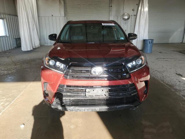 5TDJZRFH4KS984703 - 2019 TOYOTA HIGHLANDER SE Բորդո լուսանկար 5