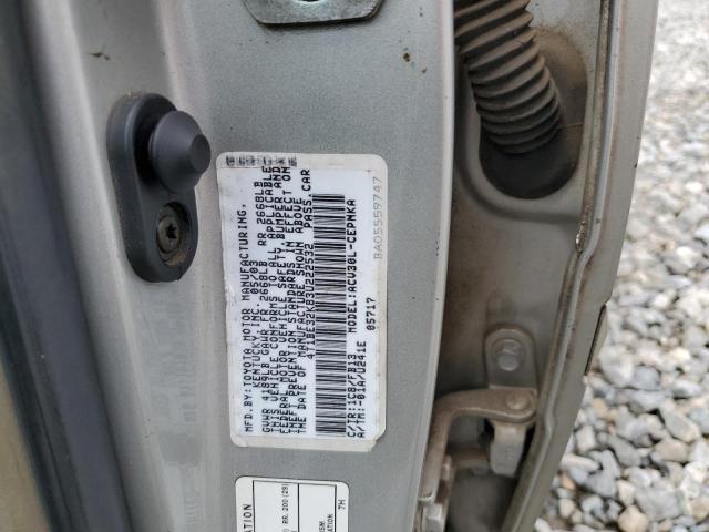 4T1BE32K83U222532 - 2003 TOYOTA CAMRY LE Silber Foto 12