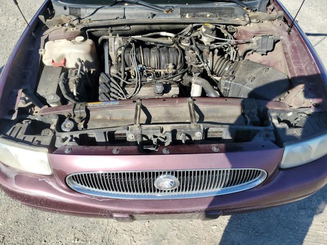 1G4HP52K044100555 - 2004 BUICK LESABRE CUSTOM BURGUNDY photo 11