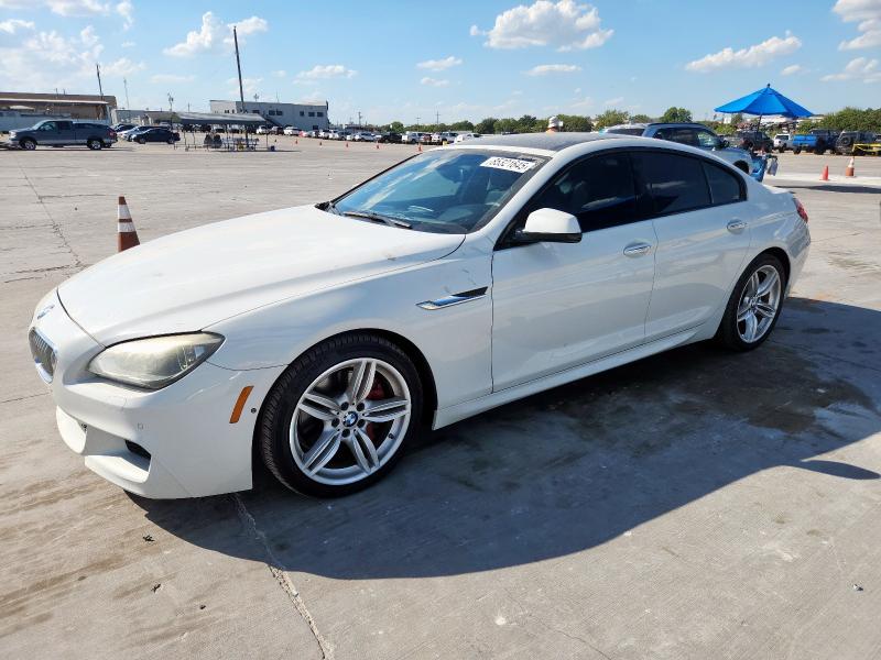WBA6B2C56ED129204 - 2014 BMW 650 I GRAN COUPE WHITE photo 1