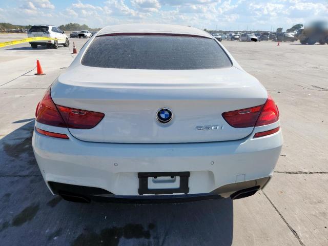 WBA6B2C56ED129204 - 2014 BMW 650 I GRAN COUPE WHITE photo 6