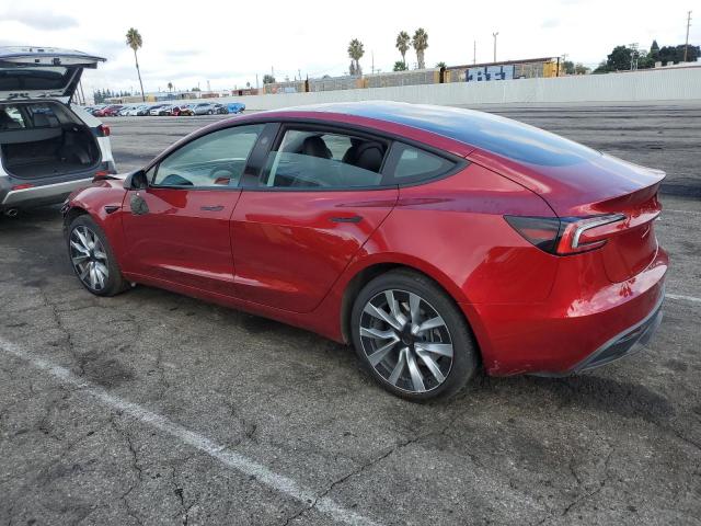 5YJ3E1EA3RF734927 - 2024 TESLA MODEL 3 Rojo foto 2