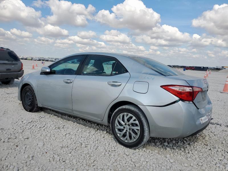 5YFBURHE8HP569262 - 2017 TOYOTA COROLLA L SILVER photo 2