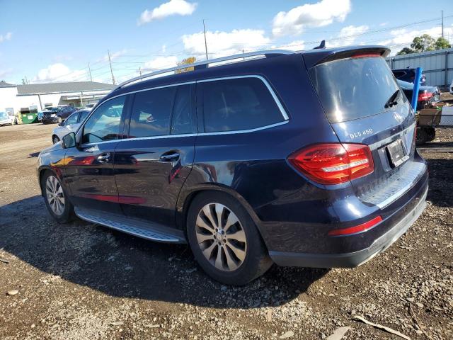 4JGDF6EE7HA785643 - 2017 MERCEDES-BENZ GLS 450 4MATIC BLUE photo 2