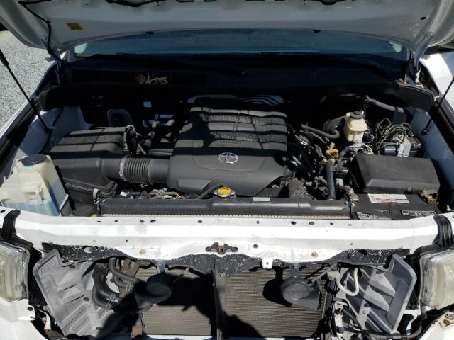 5TFRM5F18BX027000 - 2011 TOYOTA TUNDRA DOUBLE CAB SR5 WHITE photo 11