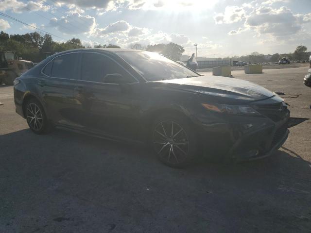 4T1G11AK1NU069082 - 2022 TOYOTA CAMRY SE Schwarz Foto 4