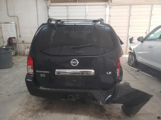 5N1AR18U07C626501 - 2007 NISSAN PATHFINDER LE შავი ფოტო 6
