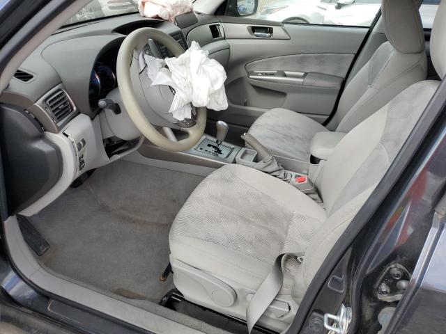 JF2SH63689H763534 - 2009 SUBARU FORESTER 2.5X PREMIUM CHARCOAL photo 7