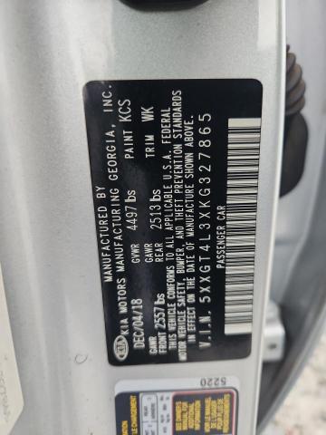 5XXGT4L3XKG327865 - 2019 KIA OPTIMA LX Gümüş foto 12