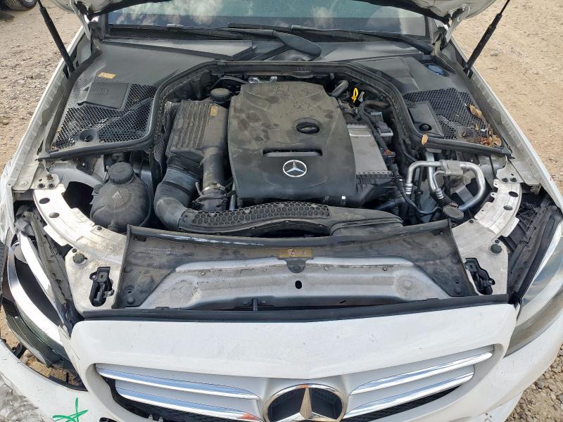 55SWF4KB4GU154395 - 2016 MERCEDES-BENZ C 300 4MATIC WHITE photo 11