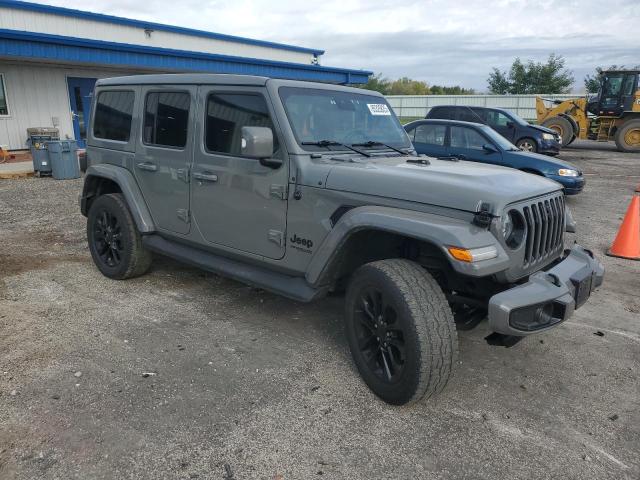 1C4HJXEM8NW217773 - 2022 JEEP WRANGLER U SAHARA Մոխրագույն լուսանկար 4