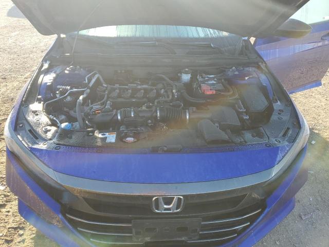 1HGCV1F30MA078818 - 2021 HONDA ACCORD SPORT BLUE photo 11