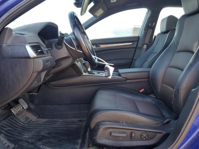 1HGCV1F30MA078818 - 2021 HONDA ACCORD SPORT BLUE photo 7