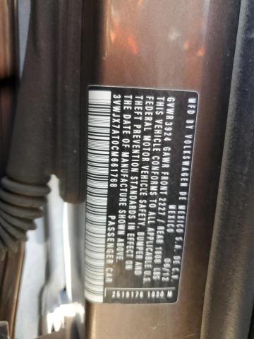 3VWJX7AT0CM661768 - 2012 VOLKSWAGEN BEETLE Qəhvəyi foto 12