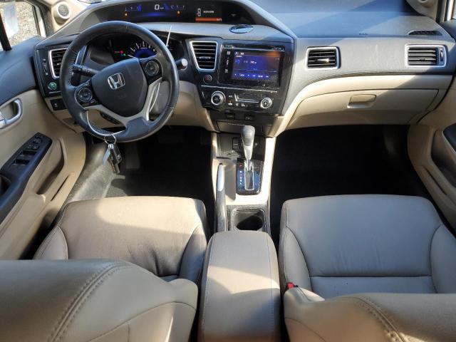 19XFB2F96EE266319 - 2014 HONDA CIVIC EXL WHITE photo 8