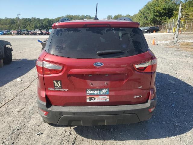 MAJ6S3GL0MC406182 - 2021 FORD ECOSPORT SE Kırmızı fotoğraf 6