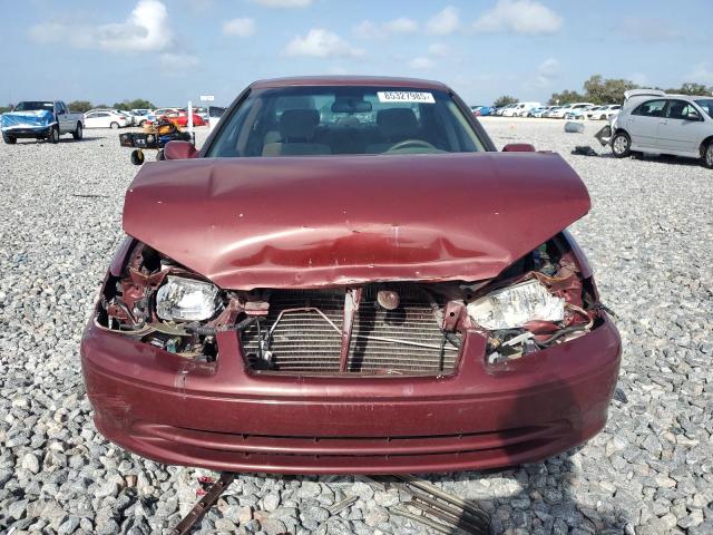 4T1BG22K11U039555 - 2001 TOYOTA CAMRY CE Bordo foto 5