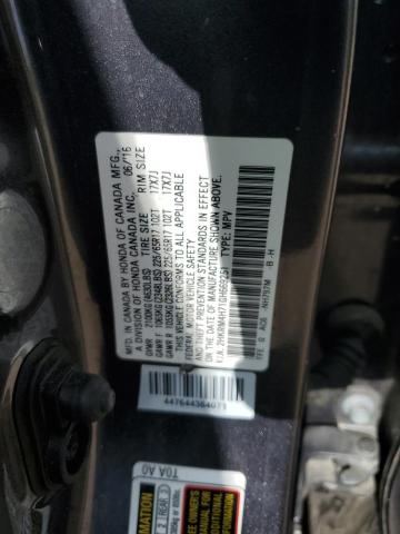 2HKRM4H71GH669251 - 2016 HONDA CR-V EXL GRAY photo 13