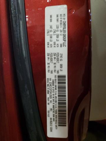 2C4RC1CG7CR412620 - 2012 CHRYSLER TOWN & COU TOURING L RED photo 13