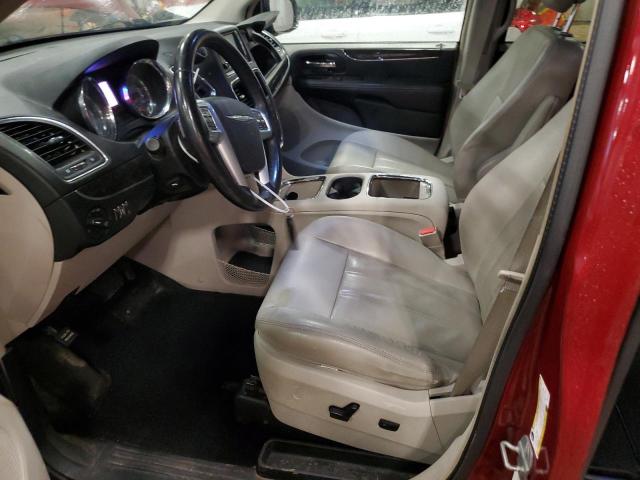 2C4RC1CG7CR412620 - 2012 CHRYSLER TOWN & COU TOURING L RED photo 7
