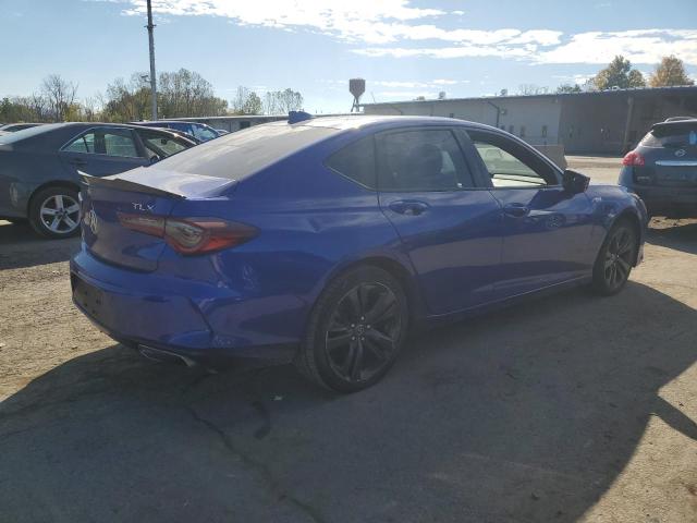 19UUB5F50MA000173 - 2021 ACURA TLX TECH A BLUE photo 3