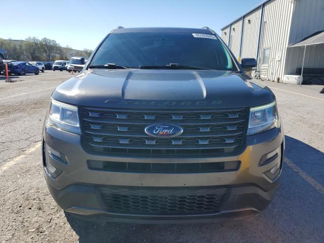 1FM5K7D86HGA61862 - 2017 FORD EXPLORER XLT გრაფიტი ფოტო 5