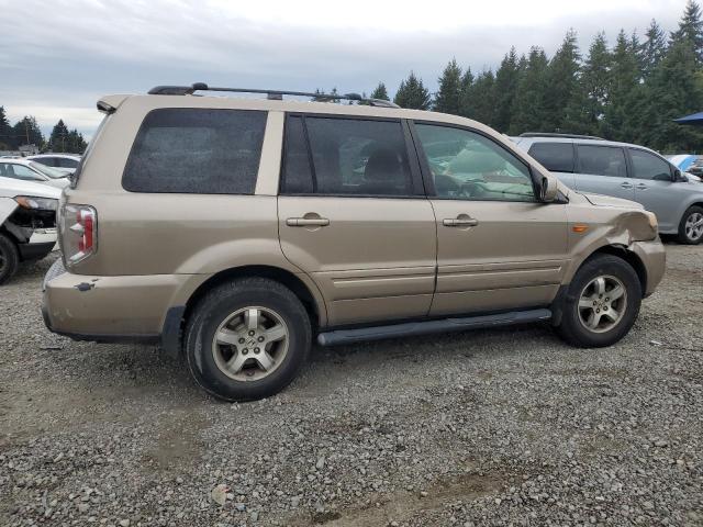 5FNYF18566B007696 - 2006 HONDA PILOT EX Marrón foto 3