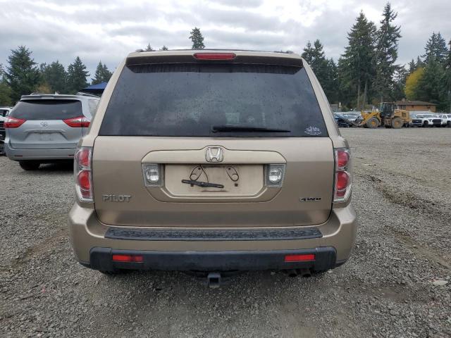 5FNYF18566B007696 - 2006 HONDA PILOT EX Marrón foto 6