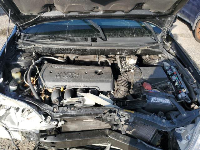 2T1KR32E68C711230 - 2008 TOYOTA COROLLA MA XR BLACK photo 11