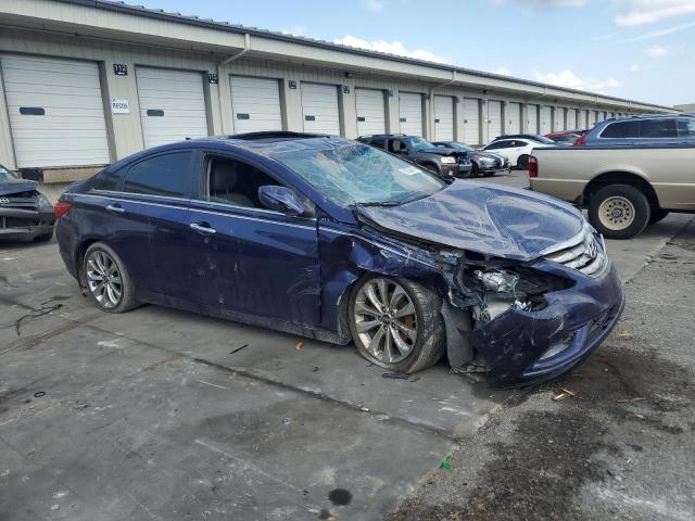 5NPEC4AC6DH694702 - 2013 HYUNDAI SONATA SE Mavi fotoğraf 4