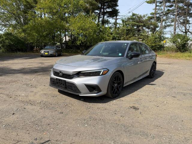 2HGFE2F52NH501860 - 2022 HONDA CIVIC SPORT SILVER photo 2