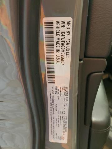 1C4RJFAG0MC756807 - 2021 JEEP GRAND CHER LAREDO GRAY photo 14