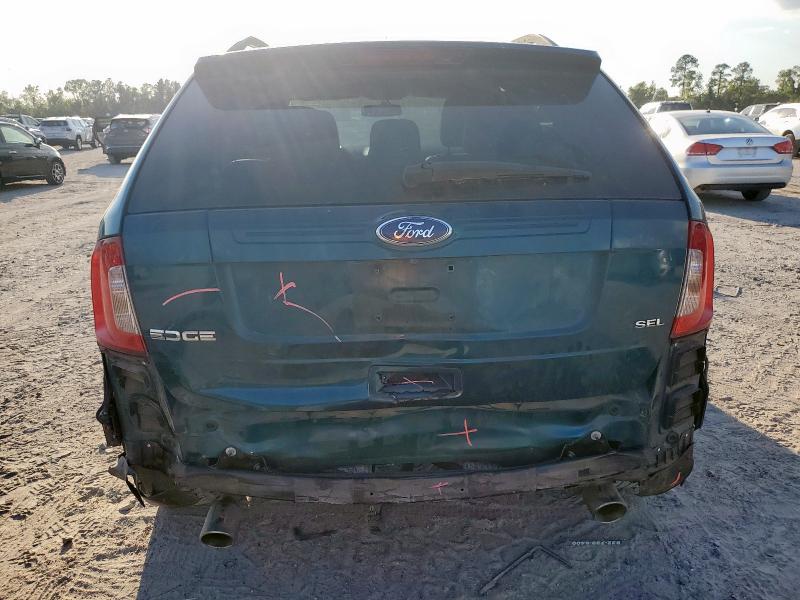 2FMDK3JC4BBB17986 - 2011 FORD EDGE SEL 蓝色 照片 6