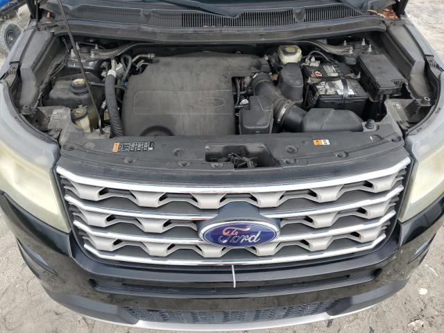 1FM5K7D85GGC11152 - 2016 FORD EXPLORER XLT BLACK photo 12