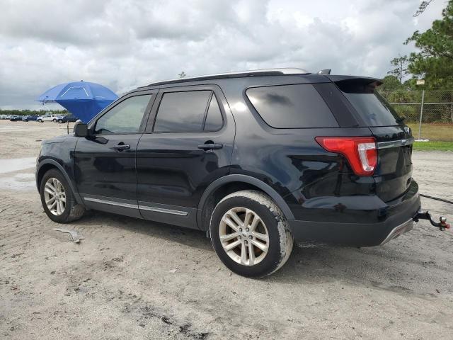 1FM5K7D85GGC11152 - 2016 FORD EXPLORER XLT BLACK photo 2