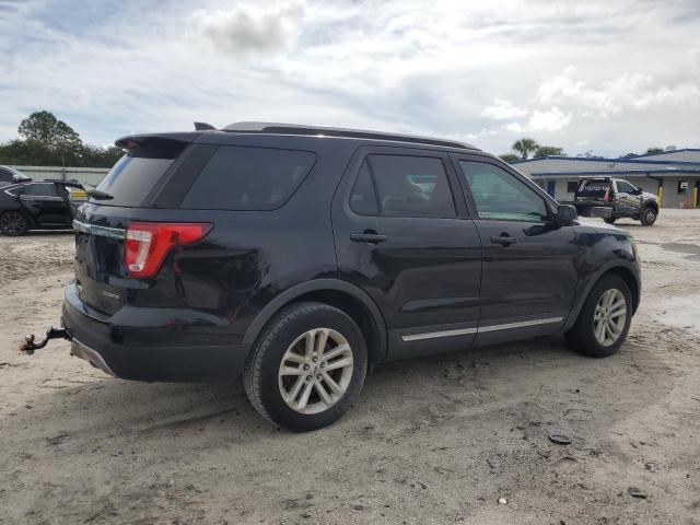 1FM5K7D85GGC11152 - 2016 FORD EXPLORER XLT BLACK photo 3